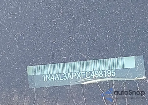 2015 Nissan Altima 2.5 S из США, поврежденный, VIN 1N4AL3APXFC498195